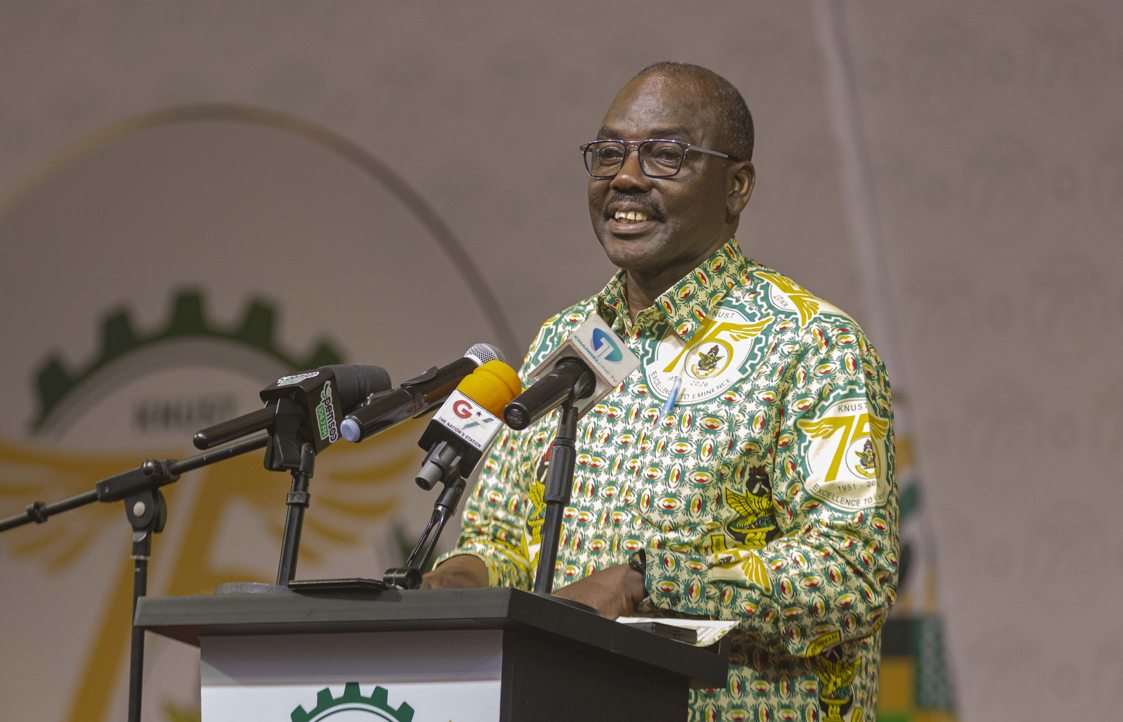 Chairman of the KNUST 75th Anniversary Planning Committee, Professor William Otoo Ellis.