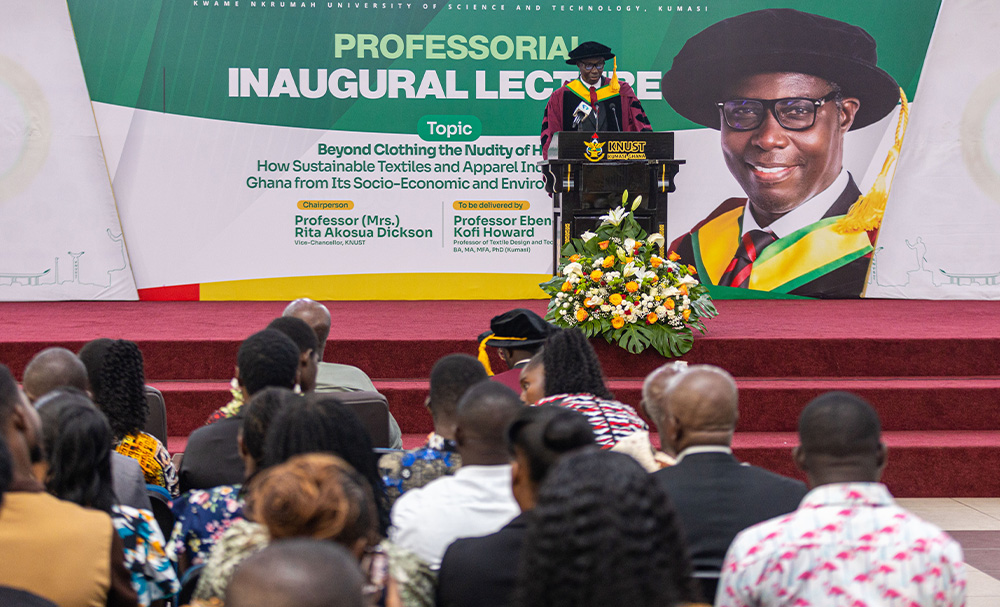 KNUST Alumnus Calls for Textiles to Drive Ghana's 24-Hour Economy